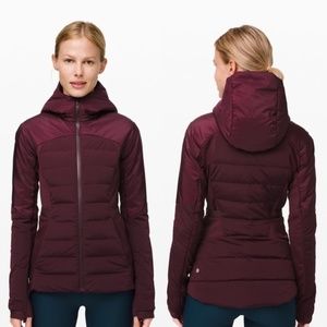 Lululemon Down For It All Jacket Dark Adobe *Sz 6*